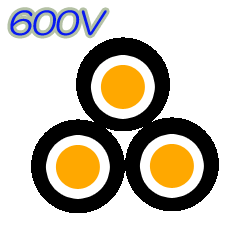 600V　CVTケーブル