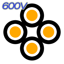 600V　CVQケーブル