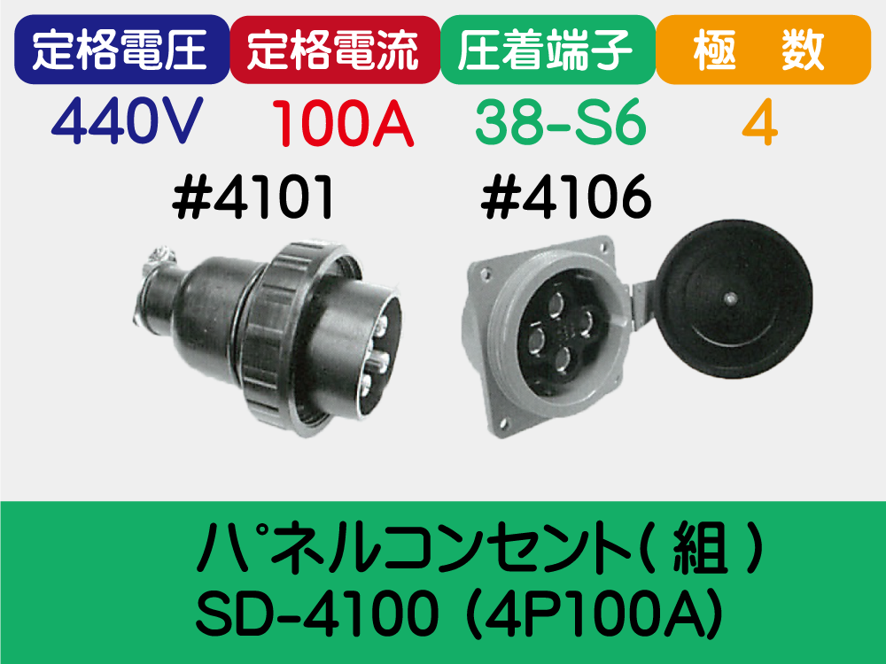 ﾊﾟﾈﾙｺﾝｾﾝﾄ(組) SD-4100 (4P100A)