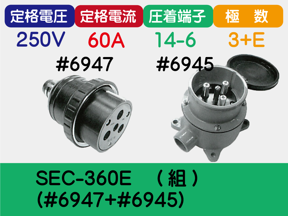 SEC-360E    (組) (#6947+#6945)