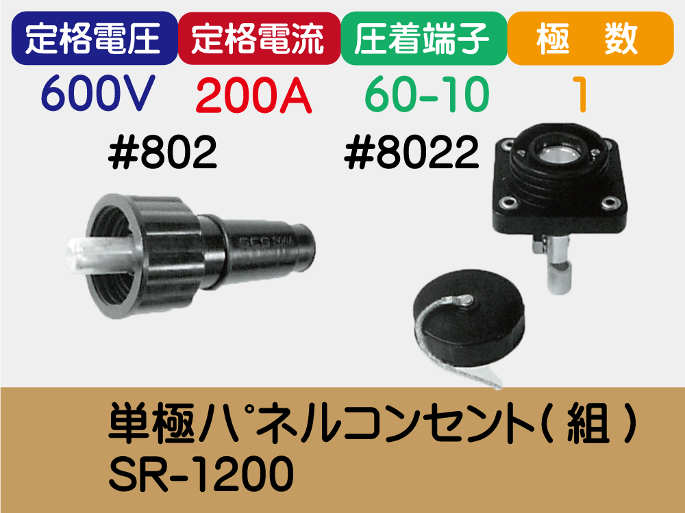 単極ﾊﾟﾈﾙｺﾝｾﾝﾄ(組)SR-1200
