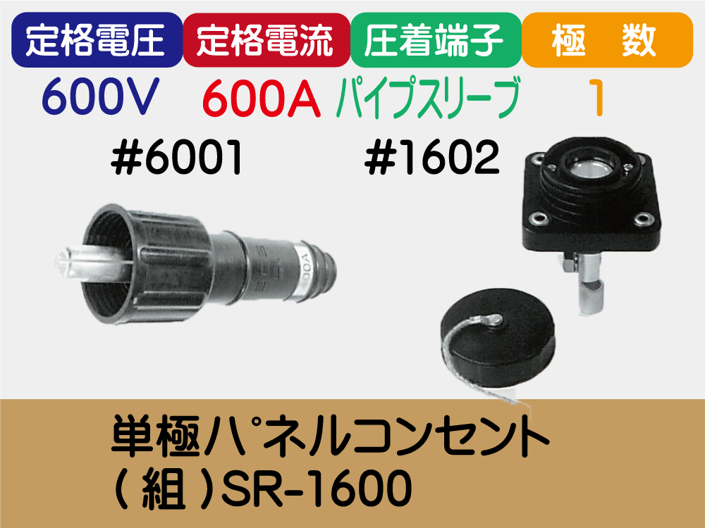 単極ﾊﾟﾈﾙｺﾝｾﾝﾄ(組)SR-1600