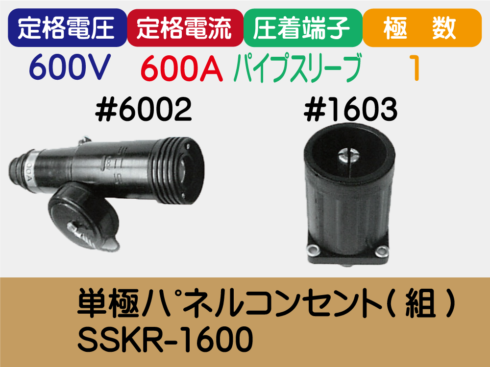 単極ﾊﾟﾈﾙｺﾝｾﾝﾄ(組)SSKR-1600