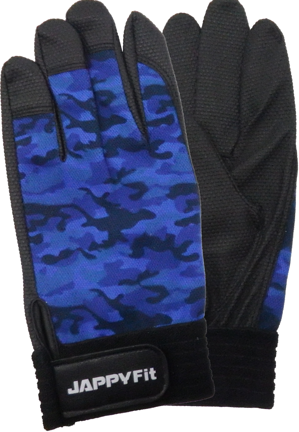 JAPPY 作業用手袋　青迷彩 ＪＰＦ－１７８ＭＢ－Ｌ