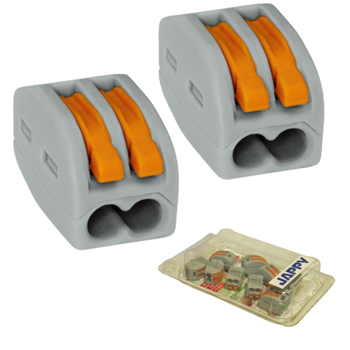 JAPPY ワンタッチコネクタ ＷＦ－２ＢＰ　ＪＢ　１０個