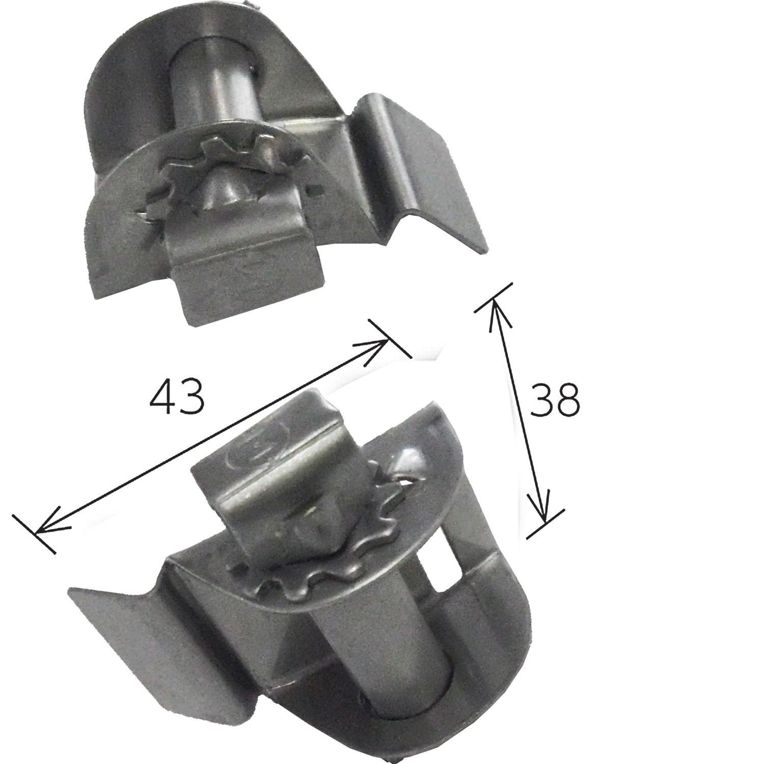 JAPPY ギヤ式金具　２０ｍｍ用 ＪＳＢ－Ｇ２０２０　（２０個）