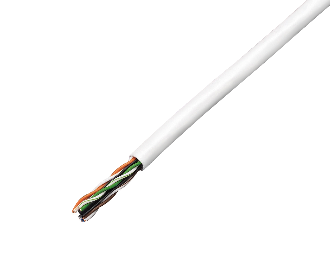 JAPPY Ｃａｔ．６　ＬＡＮケーブル ＴＰＣＣ６　０．５ｍｍ×４Ｐ　白ＪＰ